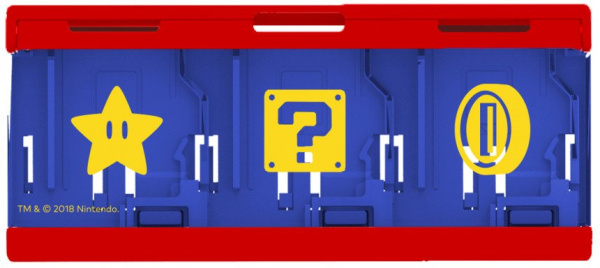 Nintendo Switch Кейс Hori (Mario) для хранения 6 игровых карт для консоли Nintendo Switch (NSW-106U)