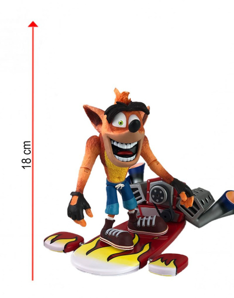 Фигурка Crash Bandicoot Turbo Board 18 см