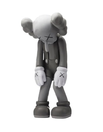 Kaws Small Lie Companion Виниловая Фигурка (Серый) - 28 см
