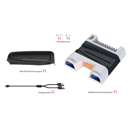 PS5 Slim основа для охолодження + стійка для зберігання дисків  TP5-3536B