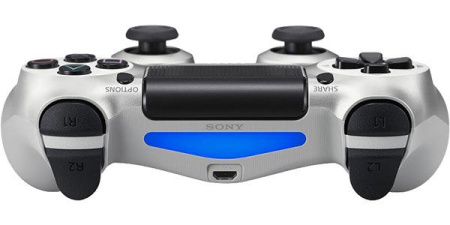 Геймпад Sony DualShock серебро v2  (CUH-ZCT2E)