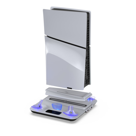 PS5 slim Багатофункціональна охолоджувальна база PSVR2 ручка тримач зарядка + гачок  TP5-3550