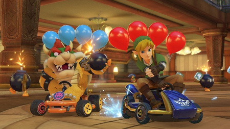 Nintendo Switch Neon grey + Mario Kart 8 Deluxe (Switch)