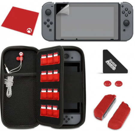 Чехол Mario и набор аксессуаров для Nintendo Switch
