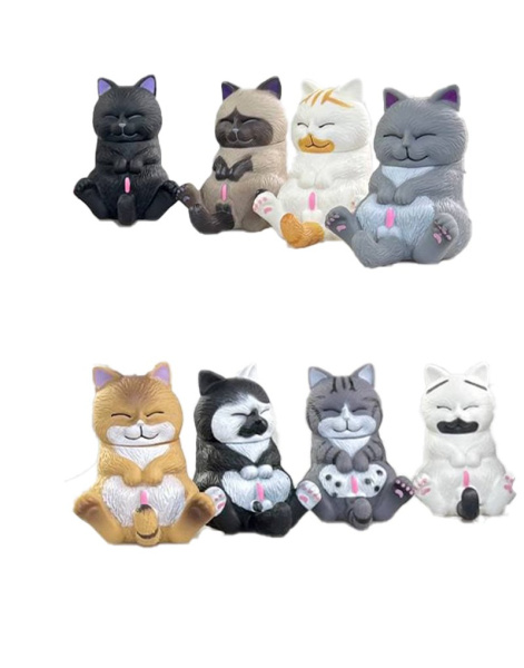 Фигурка Котик Сидячий 10 см Комплект