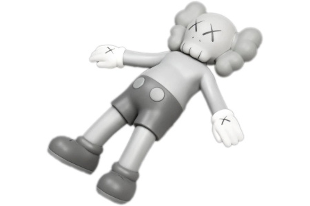 Фигурка KAWS Holiday Korea Companion Bath Toy (серый) - 21cm