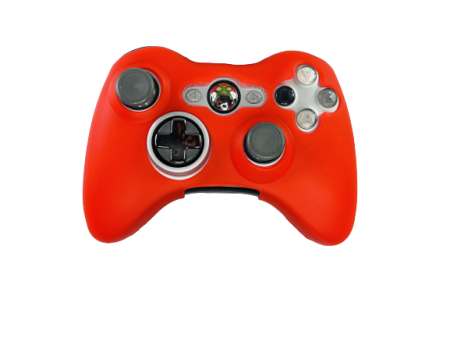 Чехол Силиконовый для джойстика Xbox 360 (Красный)