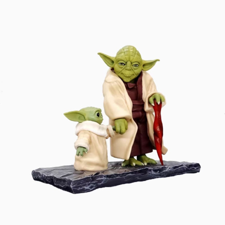 Фигурка Мастер Йода и малыш Йода Star Wars