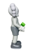 Kaws holding money grey вінілова фігурка (30 см)