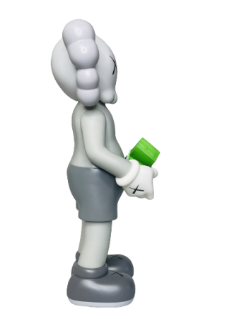 Kaws holding money grey вінілова фігурка (30 см)