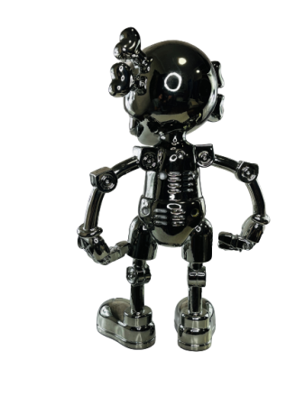 Фигурка KAWS Hajime Sorayama No Future Companion Black Chrome (53см)