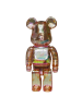 Bearbrick X-Girl (фігурка прозора рожева) 400% (28см)