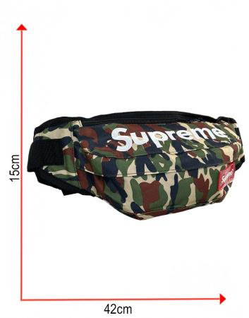 Сумка-бананка Supreme Камуфляж (Милитари)
