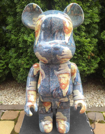 Фігурка Bearbrick — Вінсент ван Гог (Автопортрет) ABS 1000% (70 см)
