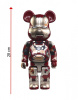 Bearbrick Iron Man Mark Xlii (42) Damage Ver. 400% (28 См)