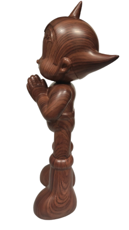 Kaws Astro Boy Дерев'яна фігурка коричнева (30см)
