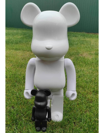 Bearbrick Белый Глянцевый ABS 1000% (70см)