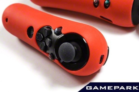 Комплект чехлов для PS Move (Silicone Jackets) Красный (PS3)