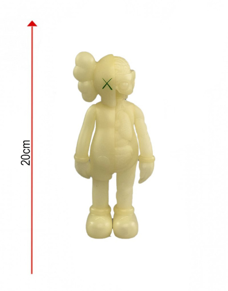 Фигурка Kaws Flayed Companion Open Edition Neon (фосфорный) - 20 см Фигурка Kaws Flayed Companion Open Edition Neon (фосфорный) - 20 см