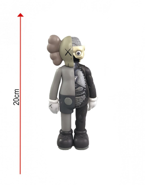 Фигурка Kaws Flayed Companion Open Edition GREY (серый) - 20 см Фигурка Kaws Flayed Companion Open Edition GREY (серый) - 20 см