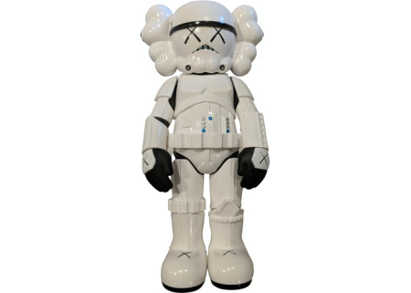 KAWS Star Wars Storm Trooper Companion виниловая фигурка (Белый) - 25 см