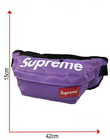Сумка-бананка Supreme (Фиолетовая)