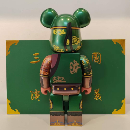 Bearbrick Guan Yu (Фігурка Гуан Ю) Зелений 400% (28 см)