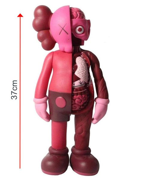 Фигурка KAWS Dissected Companion (розовый) – 37 см Фигурка KAWS Dissected Companion (розовый) – 37 см