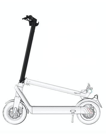 Электросамокат Hx X9 E -Scooter (белый)