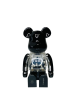 Bearbrick My First Baby (Фігурка Чорно-срібляста) 400% (28 см)