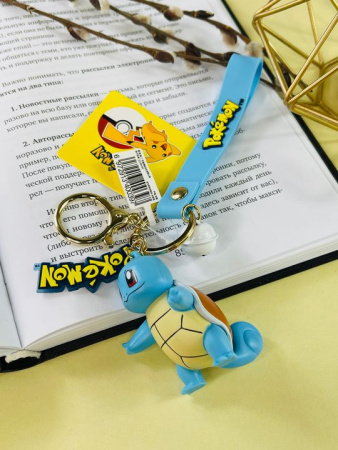 Брелок для ключей Jsstore Покемон Сквиртл (Голубой)