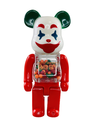 Bearbrick Джокер Мульти-колор 400% (28 см)