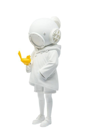 Banksy Deep Sea Diver Figure біла із золотою пташкою (Фігурка) - 30см