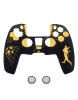 Чехол для PlayStation 5 DualSense Controller Футбол Желтый