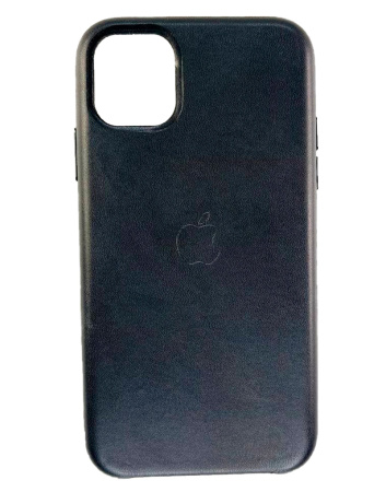Чехол Кожаный IPhone 11 Pro Max Черный