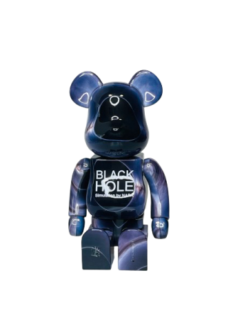 Bearbrick x NASA Black Hole (Фігурка Чорна діра) 400% (28см)