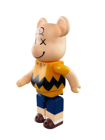 Bearbrick Чарли Браун Peanuts XX 400% (28см)