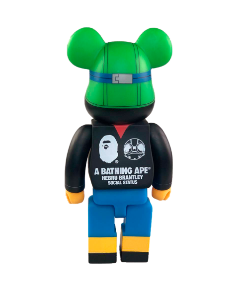 Bearbrick Bathing Ape Bape x Hebru Brantley FlyBoy 400% 28 см