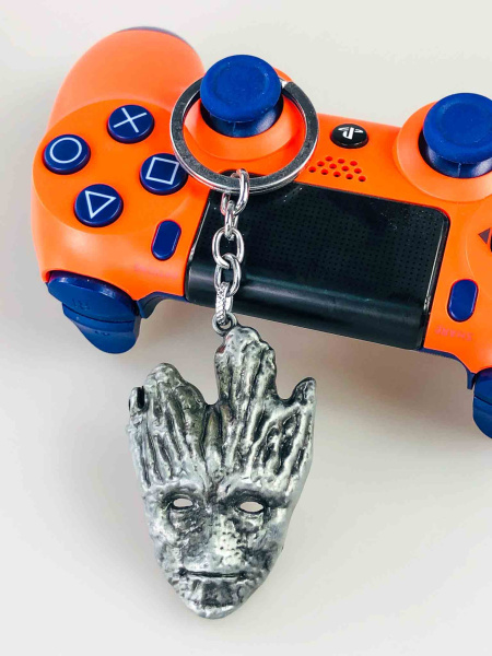 Брелок Маска Грута Marvel Guardians of the Galaxy – металевий брелок для ключів та геймерів