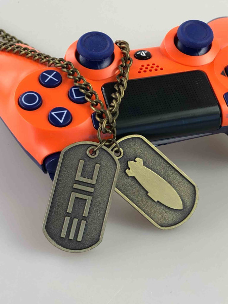 Ланцюжок DICE з жетонами — геймерський брелок