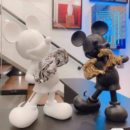Фігурка Міккі Маус з любов'ю Mickey with Love (Білий) 60см
