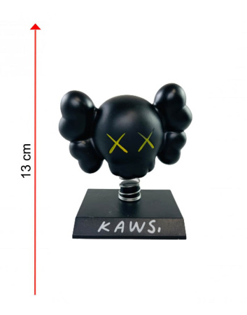 Kaws Companion (Cars Series) Фигурка башкотряс голова (черный) - 13 см