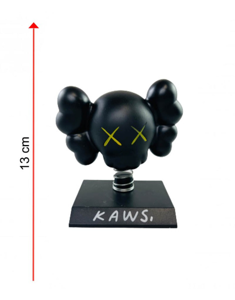 Kaws Companion (Cars Series) Фигурка башкотряс голова (черный) - 13 см Kaws Companion (Cars Series) Фигурка башкотряс голова (черный) - 13 см