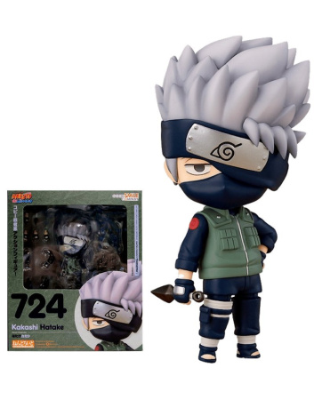 Фигурка Какаши Хатаке Нендороид (Kakashi Hatake Nendoroid) 724 (12см)