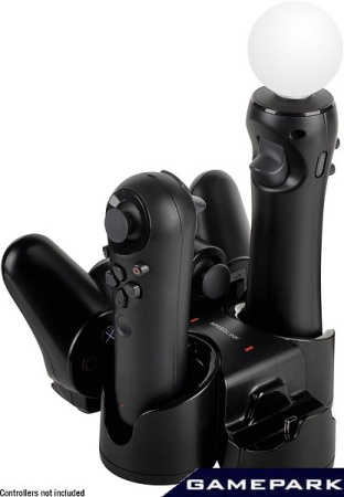 Зарядная станция для контроллеров PS3 (QUADDOCK All in 1 Charging System)