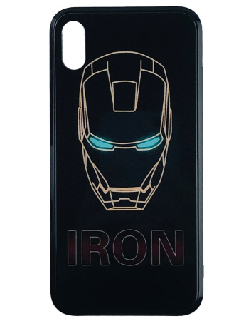 Чехол Железный Человек (Iron Man Iron Head)  IPhone X/XS