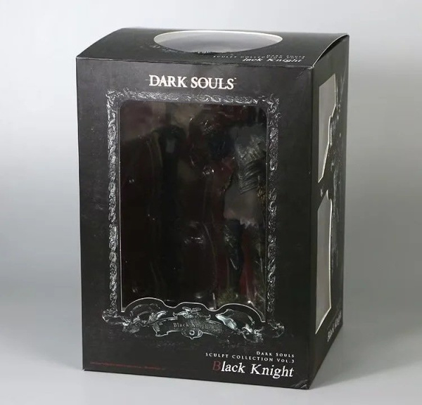 Фігурка Dark Souls dxf Black Knight Silver Knight колекція Sculpt VOL 2 (18 см)