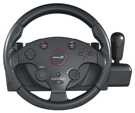 PS 4 Руль ARTPLAYS Street Racing Wheel Turbo C900 совместим с PS3, ПК, Xbox ONE, Xbox 360