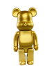 Bearbrick Gold Однотонный Золотой 400% (28 см)