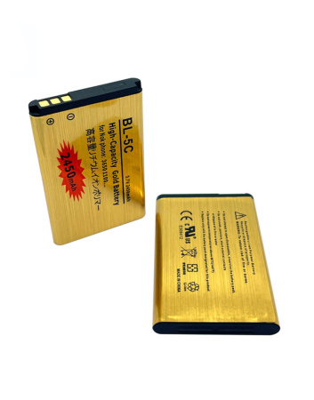 Літієва батарея Gold Label BL-5C 2450mAh – Подвійний захист та надвисока ємність